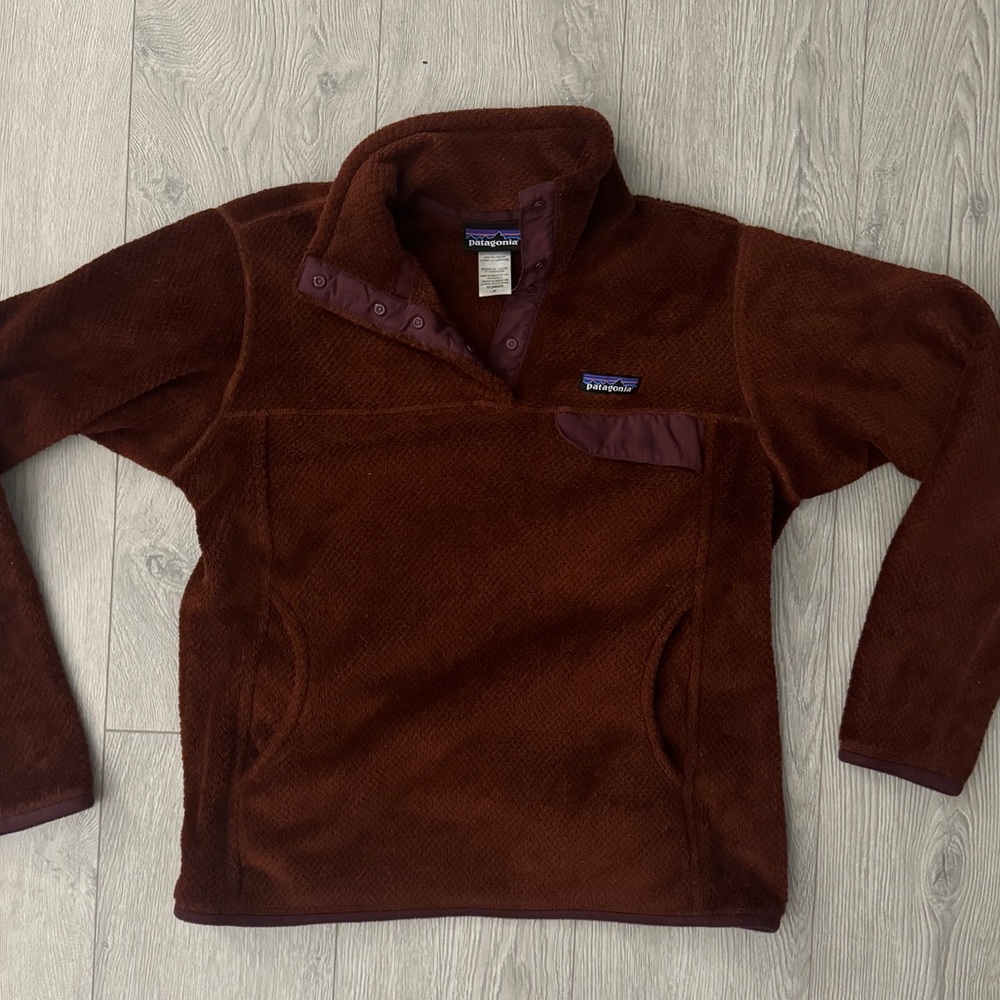 Patagonia Re-Tool Half-Snap Pullover - Maroon - M